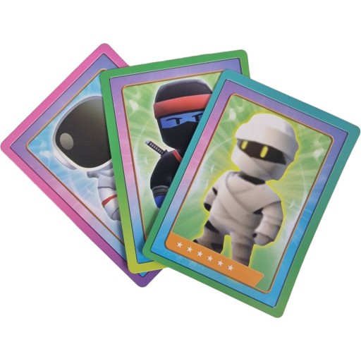 PREKVAPENIE STUMBLE GUYS + 3 ZBERATEĽSKÉ KARTY HERNÁ TAŠKA -