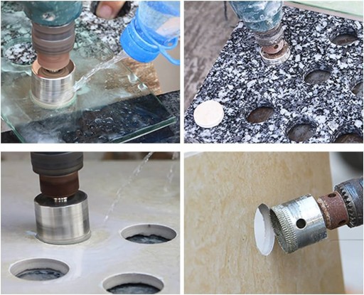 DIAMANTOVÁ VŔTAČKA DO hrnčiarskeho skla DIEROVÁ PILA 50mm ČIPKA NA KERAMICKÉ OBKLADY