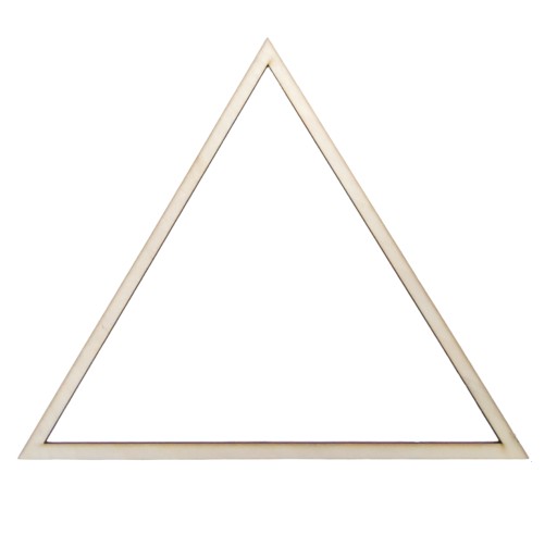 Triangle Hoops 32 cm /1 ks Scrapki Dream Catcher