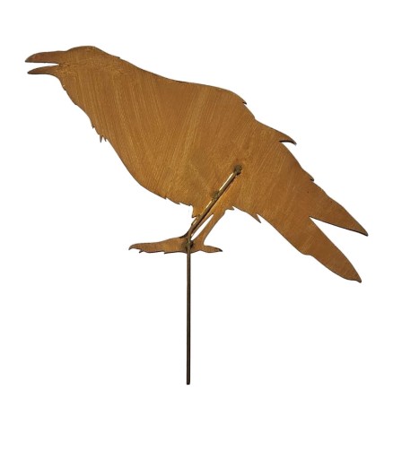Bird Bird Raven 4 A-board Dekorácia Záhradná dekorácia Corten Effect