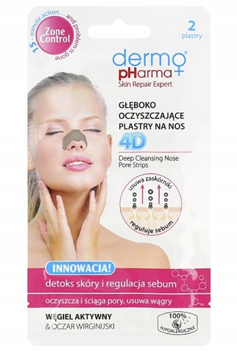 ČISTIACE NÁPLATKY NA NOSOVÉ MASKY S AKTÍVNYM UHLÍM DERMO PHARMA