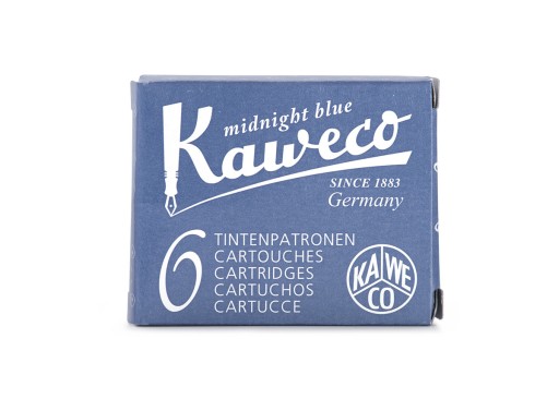 Atramentové náplne - Kaweco - Midnight Blue, 6 ks
