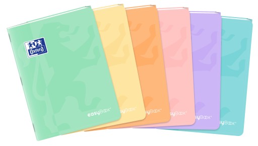 Zápisník Oxford Easybook Pastel A5/60k, mix farieb