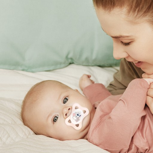 CANPOL ukľudňujúci cumlík MINI 0+ 2 bal silikón