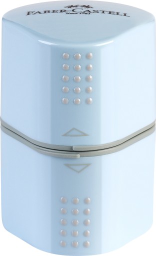 Brúska GRIP 2001 TRIO SKY BLUE FABER-CASTELL 3 V 1