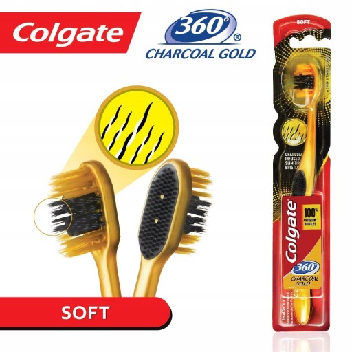 COLGATE UHLÍKOVÁ KEFKA 360 ZLATÁ MÄKKÁ