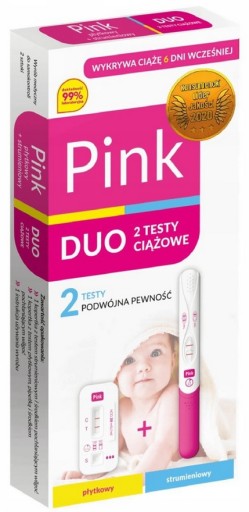 Pink Duo Stream + doštičkový tehotenský test
