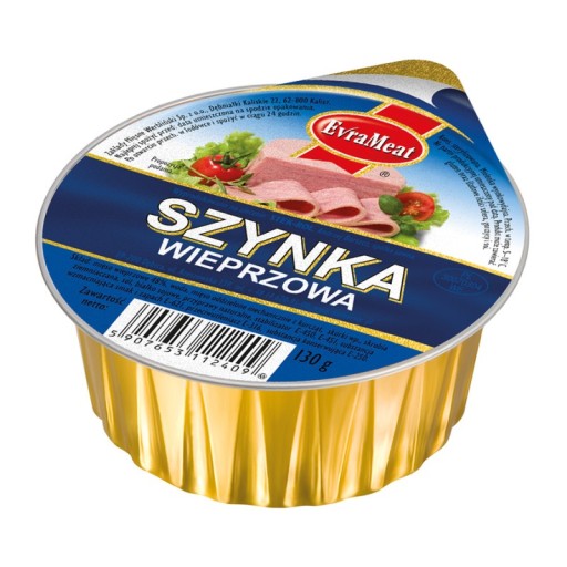 MLETÁ BRAVČOVÁ ŠUNKA, konzerva EvraMeat 130g