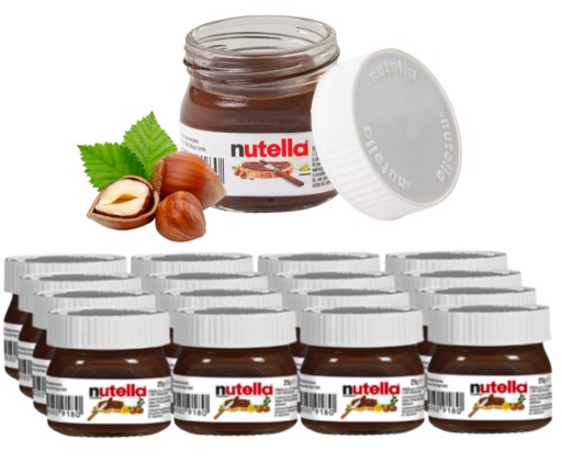 Nutella Mini Cream ďakovný darček pre hostí darček SVÄTÉ PRIJÍMANIE