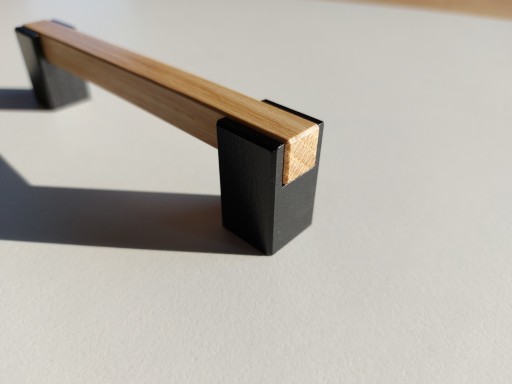 Drevená nábytková úchytka Zábradlie, dĺžka 180mm, šírka 160mm
