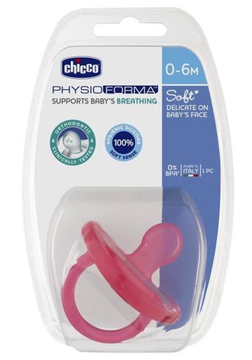 Chicco Physio Soft silikónový cumlík 0-6m
