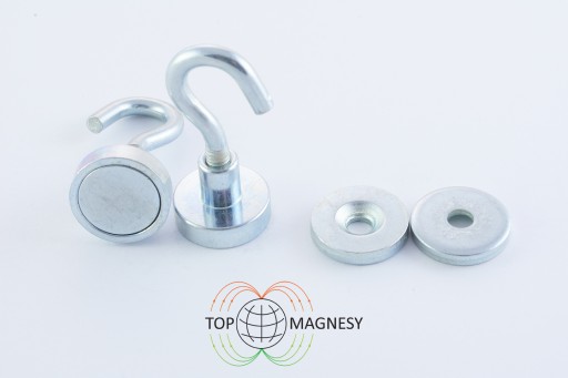 Magnetický držiak s podložkou a 16mm háčikom