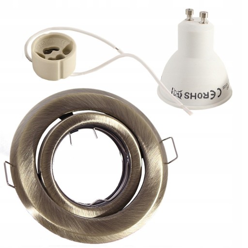 SET GU10 LED žiarovka komplet 1W DRŽANIE LAMPY