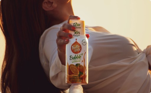Fruttamax sirupový koncentrát 500 ml pomarančový bez cukru pre LIGHT karbonizátor