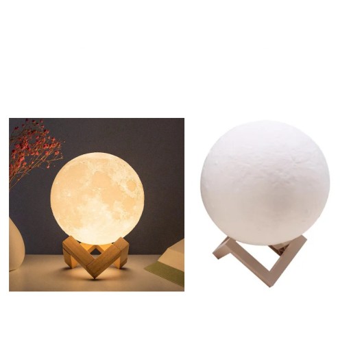 LED Moon lampa na batérie