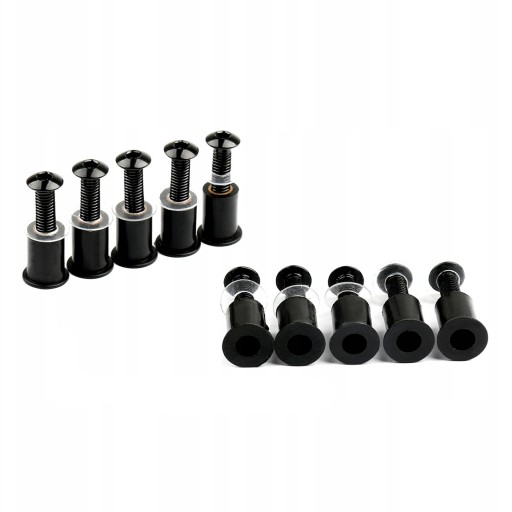 Hliníkové skrutky na kapotáž okien M5 x 15 mm
