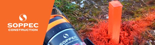 PAINT SPRAY Soppec Geodetic Marker Aerosol Orange Fluo