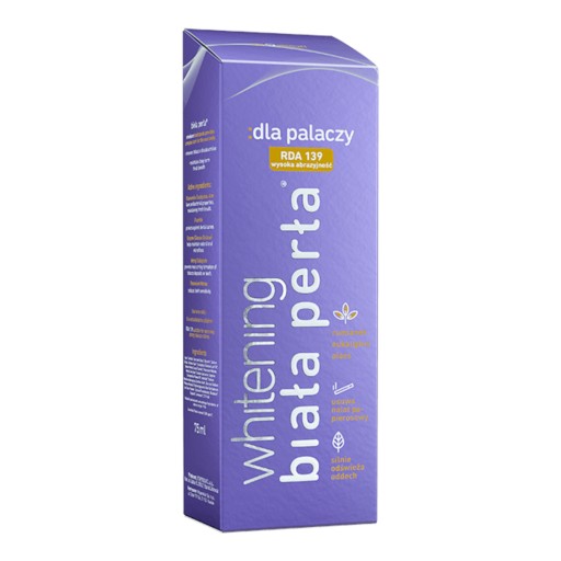 Bieliaca pasta pre fajčiarov WHITE PEARL 75ml