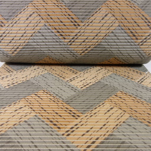 ŠEDÁ BÉŽOVÁ PARKETY protišmyková kúpeľňová predložka 65x10cm