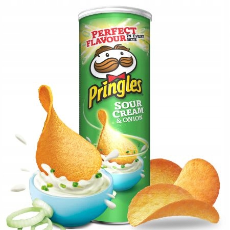 PRINGLES KYSLÁ Smotana & CIBUĽA 165G