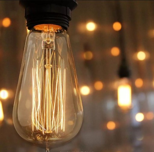 Ozdobná ŽIAROVKA E27 RETRO Edison ST64 - DYMOVÉ SKLO - SILNÁ