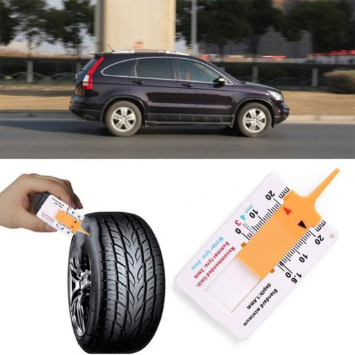 TESTER MERANIA HĺBKY INDIKÁTOR HĹBKY VÝŠKA OPOTREBENIA PNEUMATIKY