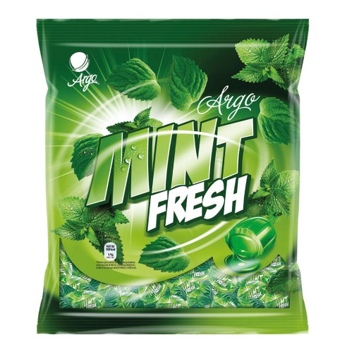 Argo MINT FRESH Cukríky s príchuťou mäty s náplňou 1kg