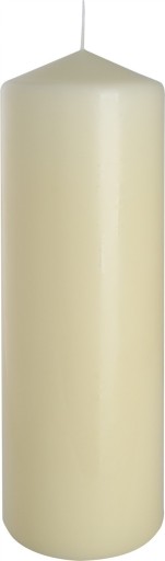 Sviečka valcová BISPOL Aura 90H 20CM SW80/200 CREAM