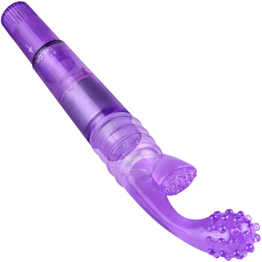 VIBRÁTOR a MASÁŽER SILNE STIMULUJÚCI BOD G 2v1