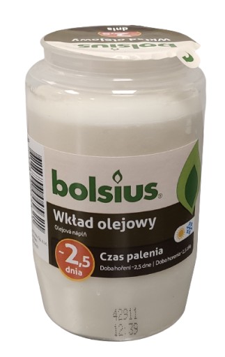Olejová vložka do sviečok Bolsius č.3 - 2,5 dňa