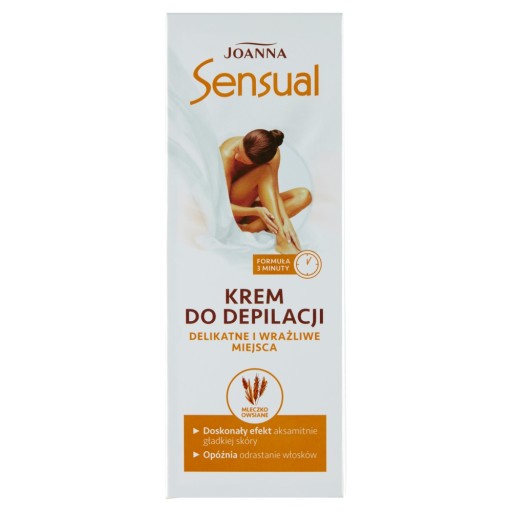 JOANNA Sensual depilačný krém na jemné a citlivé miesta 100g