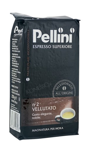 Mletá káva Pellini Espresso č.2 Vellutato 250g