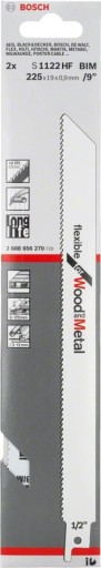 BOSCH S1122HF pílový list do šavle 2 ks.
