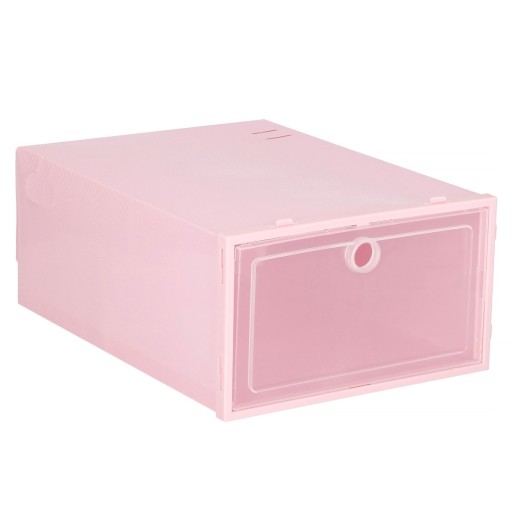 ORGANIZÁTOR NA OBUV KRABICA DO ŠATNÍKA S KLAPOU NÁDOBA NA OBUV 31x21,5x12,5cm