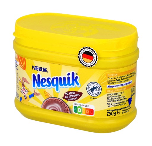 Nestlé NESQUIK kakaový nápoj 250g plechovka z Nemecka