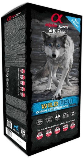 ALPHA SPIRIT Wild Fish Mäkké krmivo pre psov 200g