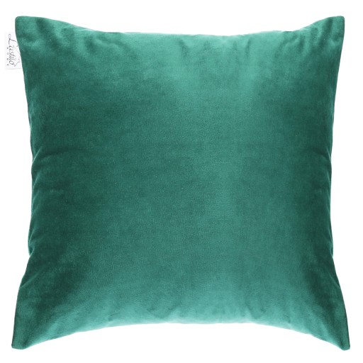 Zamatová obliečka na vankúš 40x40 Nilo Tmavo zelená