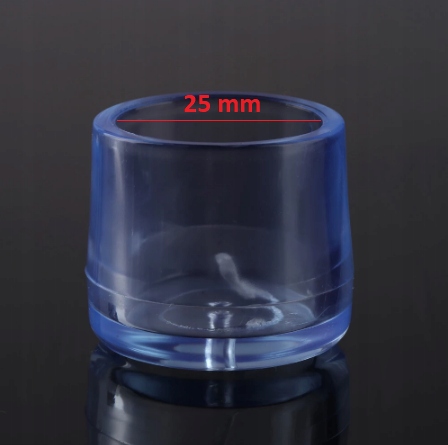 Poťahy nôh na stoličky Silikónové okrúhle ochranné kryty 25 mm x 4