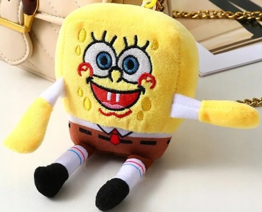 SPONGEBOB SQUARE NOHAVICE KEYRING PLYŠOVÝ KEYRING PRÍvesok POSTAVA
