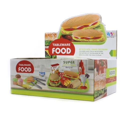 MONTOVATEĽNÝ SANDWICH hračka jedlo HAMBURGER