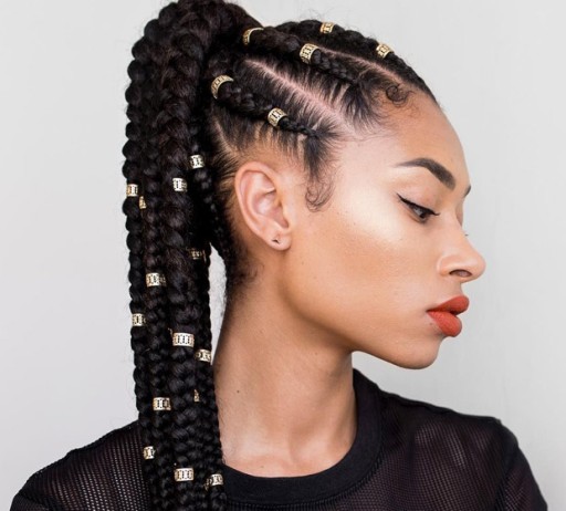 CLAMP BEADS BRIDGE DREADS GOLD 30 ks NA SYNTETICKÉ VLASY
