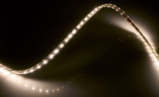 LED PÁS 230V 2835/60 1M IP68 5W NEUTRÁLNY BIELY