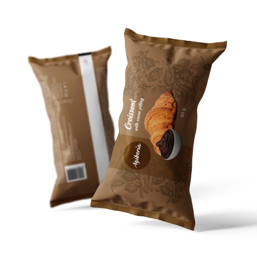 (3x) AGIBERIA Kakaový croissant 60g