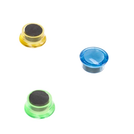 TRANSPARENT MAGNETS sada 8 KS 22mm STARPAK TRANSPARENT magnetov