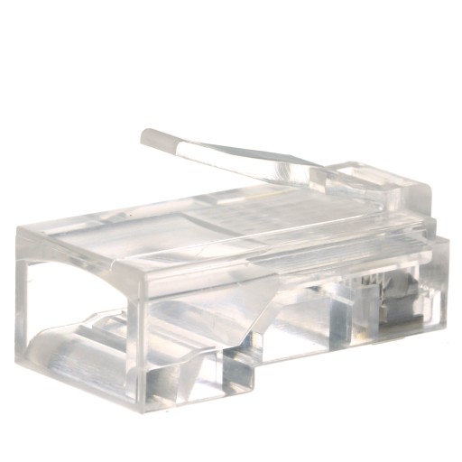 RJ45 internetová zástrčka so zeleným krytom, 10 kusov