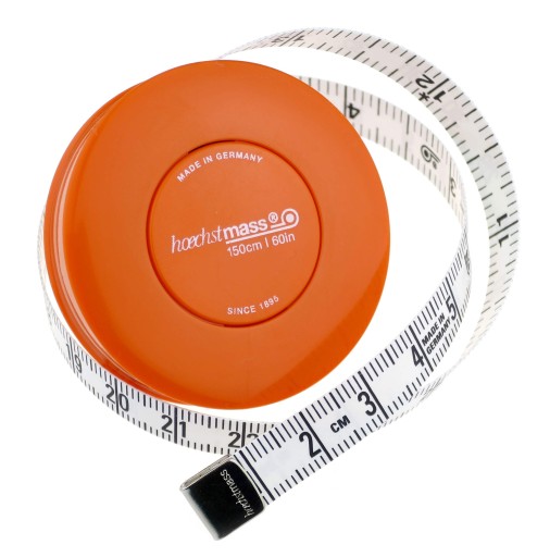 KRAJČÍRSKY CENTIMETER, ROZROHOVANÝ ROZMER 150CM, MIERY 1,5