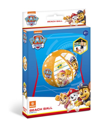 Plážová lopta MONDO pre deti Paw Paw Patrol