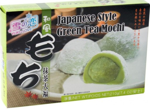 Yuki a milujú zelený čaj Mochi
