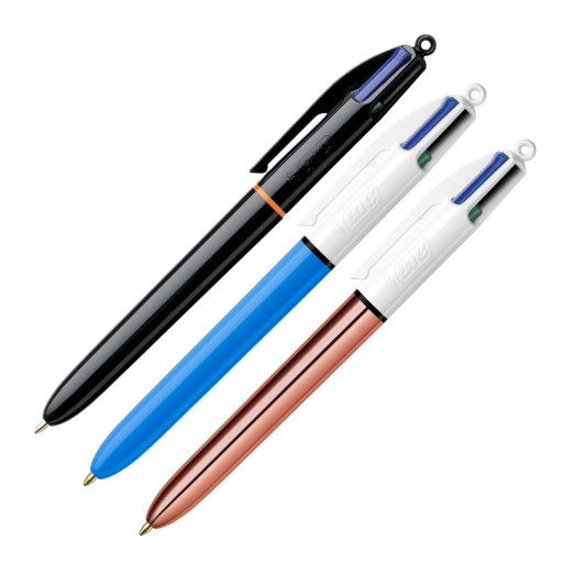 BIC 4 farby guľôčkové pero - 3 BALENIE