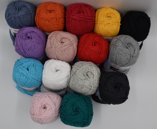 Priadza YarnArt Jeans PLUS, farba 72 Fialová